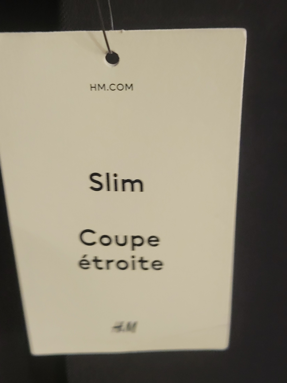 H&M Men's Black Slim Fit Single-Breasted Blazer - Picture 5 of 7